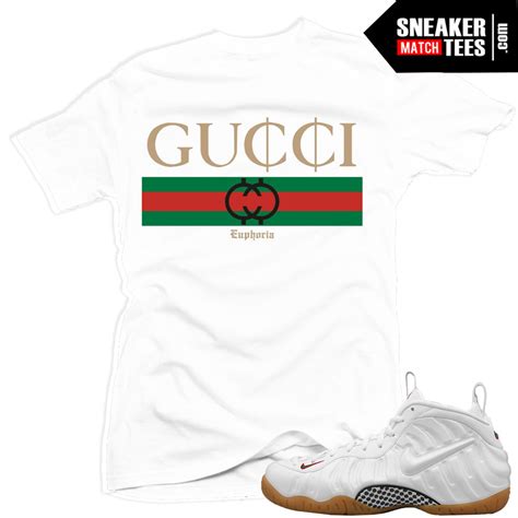 where can i buy gucci foams|nike foamposite gucci shirts.